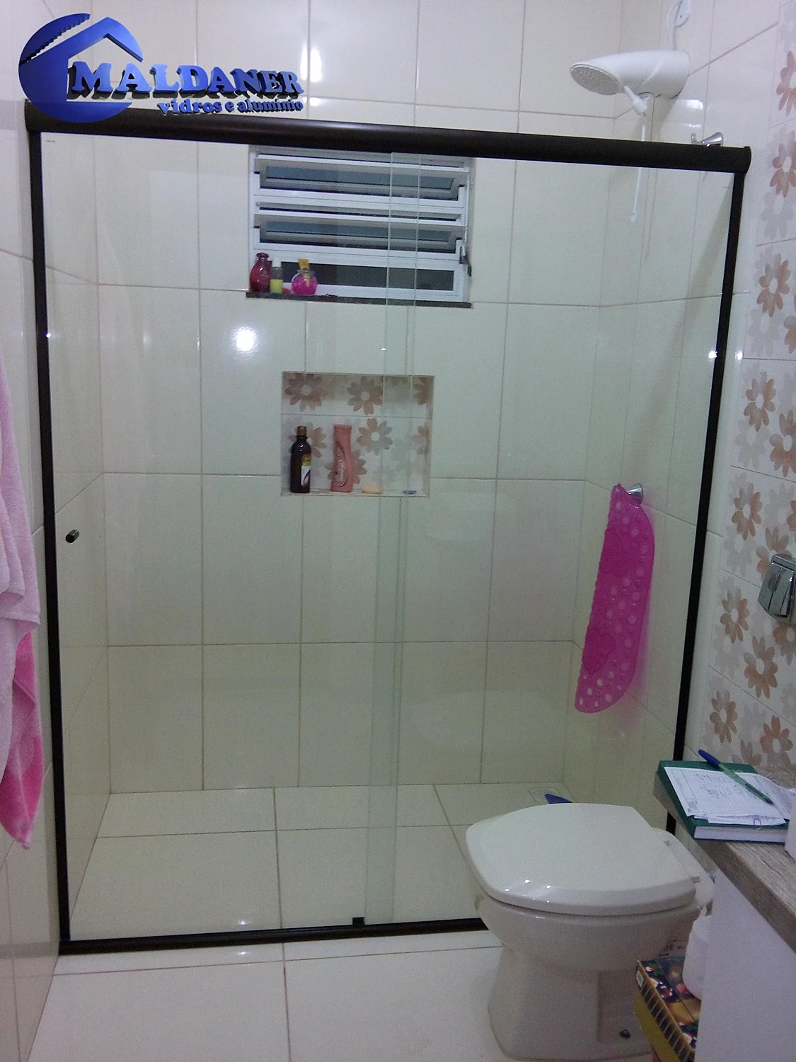 Box frontal com perfil bronze